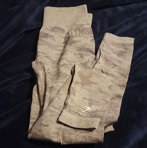 GYMSHARK camo leggings TALL XL